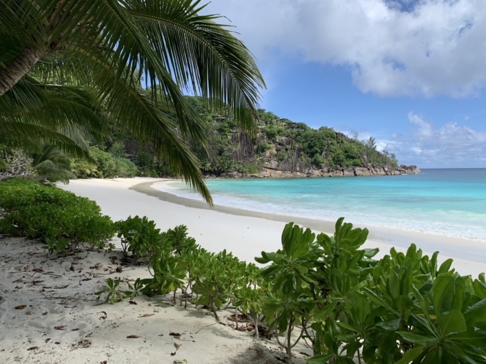 Petit Anse på Four Seasons på Mahe, Seychellerne