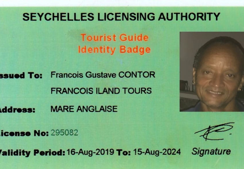 Tourguide badge Francois