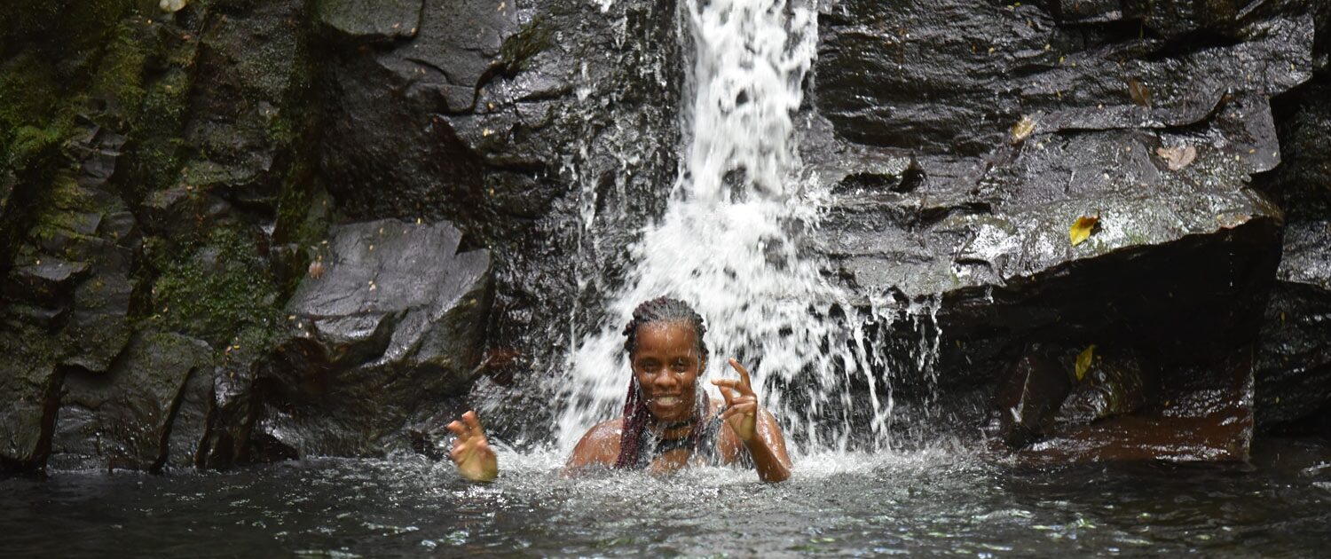 Sheena vattenfall Grand Anse