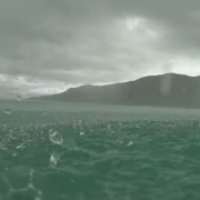 Bad weather in the Seychelles